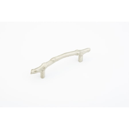 Schaub 4in Center to Center Mountain Twig Cabinet Pull Antique Silver Finish 783-AS