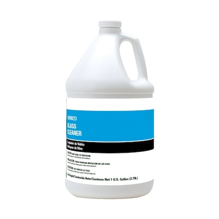 Zoro.Com Liquid Glass Cleaner, 1 gal., Blue, Unscented, Jug 49NW20