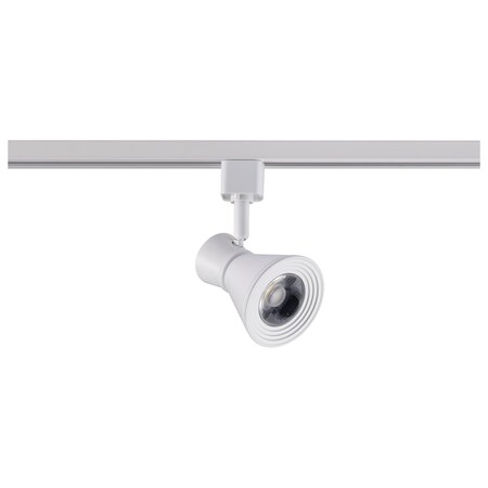 Nuvo 12-Watt LED Cinch Track Head - 3000K - Matte White Finish TH642