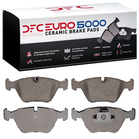 Dfc 5000 Euro Ceramic, Disc Brake Pad Set,  1600-0725-00