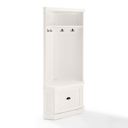 Crosley Seaside Corner Hall Tree CF6020-WH