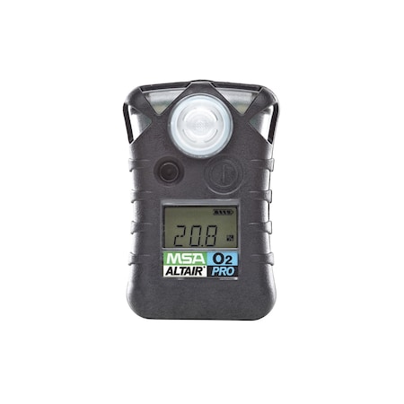 Msa Safety ALTAIR Pro: Oxygen O2 (Low: 19.5%, High: 23.0%), Black 10074137