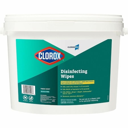 Clorox Disinfecting Wipes, Canister, 7 x 7", Fresh 31547