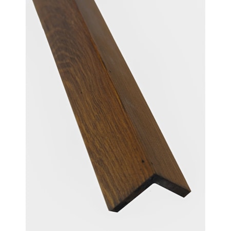 Timberchic Wood, Brown, 48 in L, 1.25 in W, Stained 333