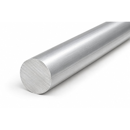 Brunner Aluminum Round Rod 3/8" 6 Feet Satin Anodized BR06 S6