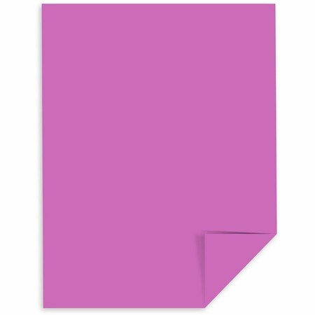 Wausau Neenah Paper Astrobrights Colored Card Stock 21951, 8-1/2" x 11", Outrageous Orchid, 250/Pack 21951