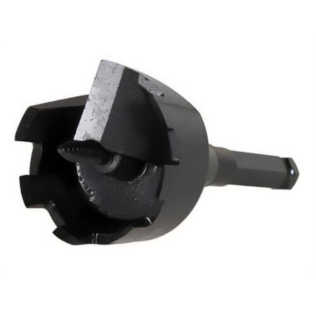 Greenlee E-Z Quick-Change Self-Feed Wood Boring Bit with Fixed Pockets, 2-1/8 in dia, 5 in OAL 149H2-2-1/8