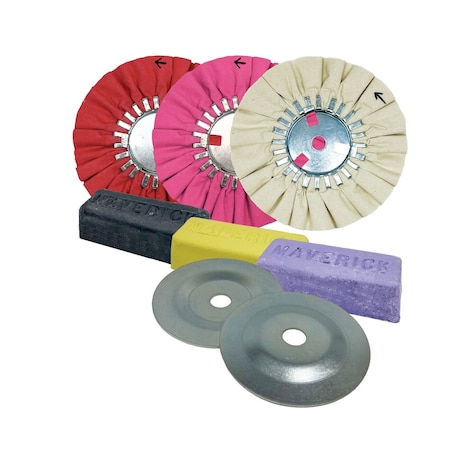 Renegade Products Usa 3-Step Stainless Steel Polishing Kit LFGRPKR-BD-SSPK