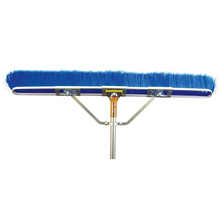 Bruske 29'' W. x 65'' L. Steel Handle Fine Sweep Push Broom 2136-CS