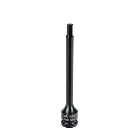 Sunex 1/2 in Dr Impact Hex Socket 6 in Long 8Mm 26493L