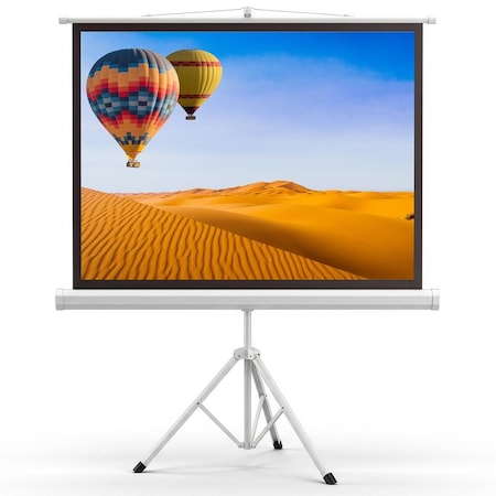Pyle 50 Inch Portable Projector Screen with Tripod Stand PRJTP52