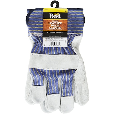 Do It Best Mens Large Leather Palm Work Glove 755257