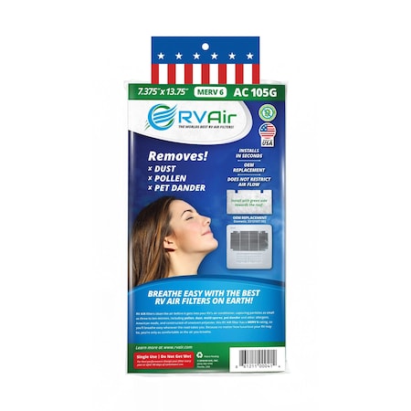 Rv Air. Air Conditioner Filter AC 105G