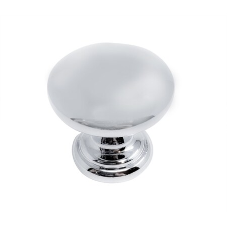 Laurey 1in Mushroom Knob with Ring Base - Summerland - Satin Nickel 12159