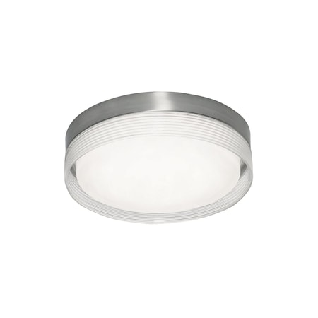 Afx Tribeca, LED Flush Mount, 12"W, Satin Nickel TRBF12LAJUDSN