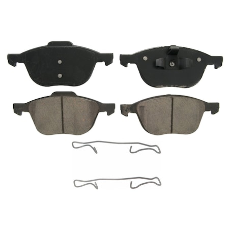 Wagner Brake QuickStop Front Disc Brake Pad Set Ceramic, ZD1044