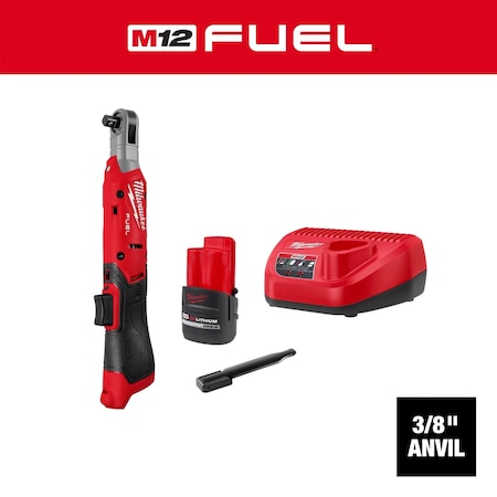 Milwaukee Tool Cordless Ratchet, 0.375 in 3053-21