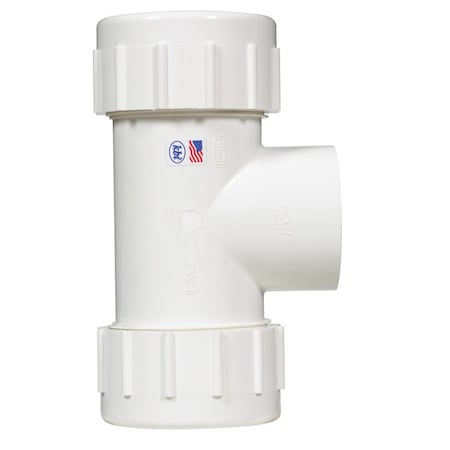 Homewerks Schedule 40 2 in. Compression X 2 in. D FPT PVC Tee 511-48-2-2-2B
