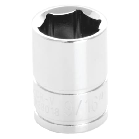 Performance Tool 3/8 In Dr. Socket 9/16 In, W38018 W38018