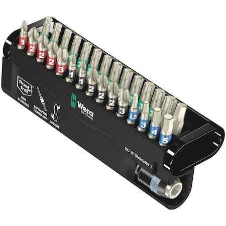 Wera Bit-Check 30 Stainless 1, 30 pieces 5071109001