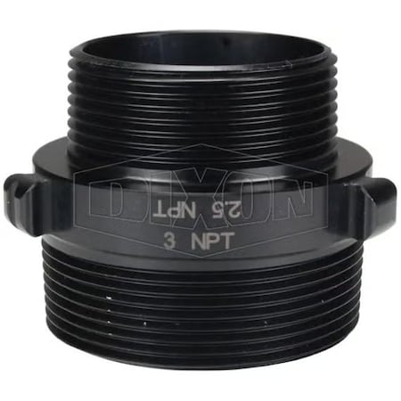 Dixon Style N36 Double Male Rocker Lug Adapter, 2-1/2 x 4 in, Male NST NH x MNPT N36-25F40T