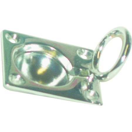 Us Hardware Hatch Lifting Ring, Brass, Chrome, For: Small Hatches, Cabinets and Drawers M-088C