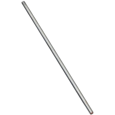 National Hardware Threaded Rod, 5/16-18 Thread, 12 in L, A Grade, Steel, Zinc, UNC Thread N179-325