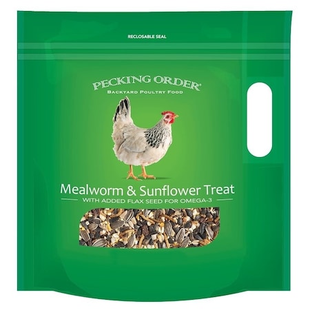 Pecking Order 00 MealwormSunflower Chicken Treat, 3 lb Bag 9328