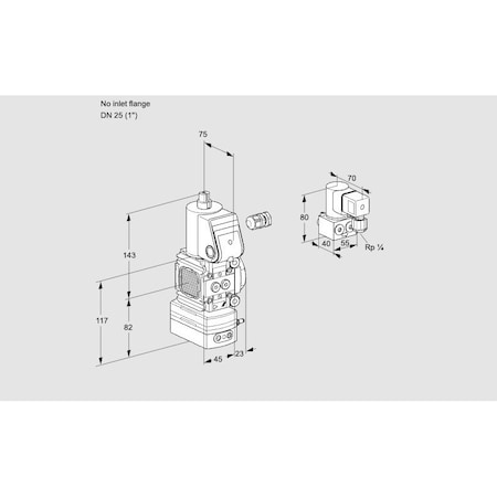 Honeywell Kromschroder VAD1-/25R/NW-50A KS88010997