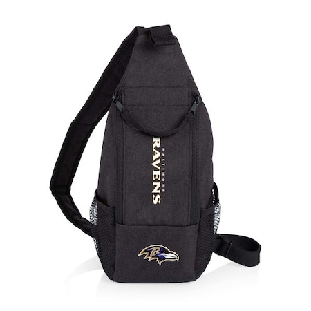 Picnic Time Family Of Brands Baltimore Ravens - Strider Cooler Sling Bag, (Black) 759-00-179-034-2