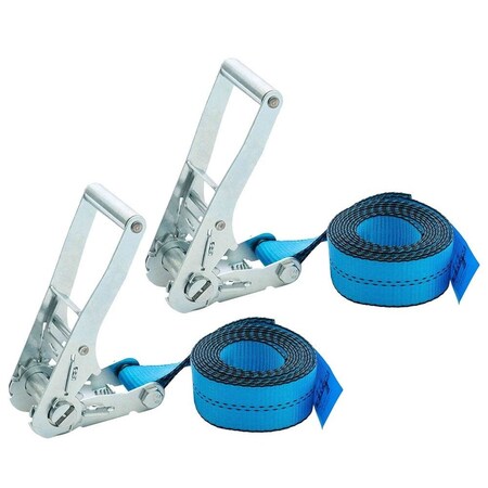 Mytee Products (2 Pack) 2in x 10ft Endless Ratchet Tie Down Strap - Blue Heavy Duty Webbing, 3..., 2PK RS210ENDL-Bx2