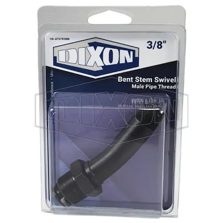 Dixon STEEL BENT STEM SWIV MALE PIPE THD OA-ATS7838M