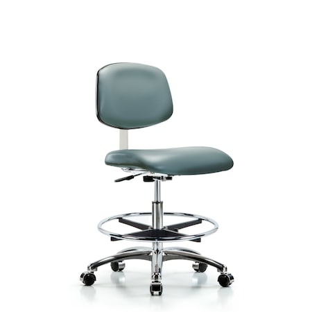 Blue Ridge Ergonomics Vinyl Clean Room Chair BR-CLR-VMBCH-CR-CF-CC-8822