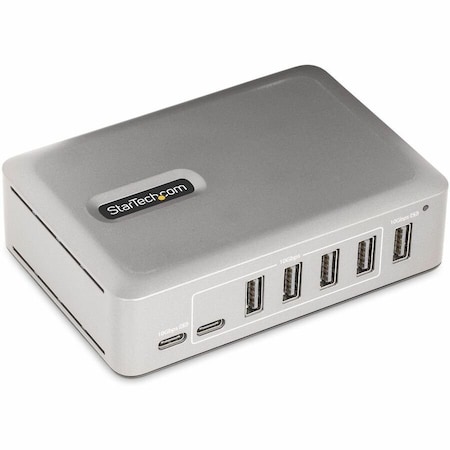 Startech.Com 7-PORT USB-C HUB - 5X USB-A + 2X USB-C - SELF-POWERED W/ 65W POWER SUPPLY - USB 10G5A2CS-USB-C-HUB
