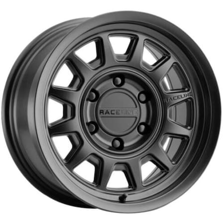 Powerplay 9527905012 17 x 9 in. 5 x 127 mm Bolt Pattern -12 Offset Aero Wheel, Matte Black PO3591932