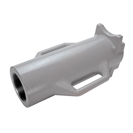 Meltric HANDLE w/NPT METAL GRAY SIZE 7 2 1/2" NPT Apx 1.94-2.44" 5T7P0N25