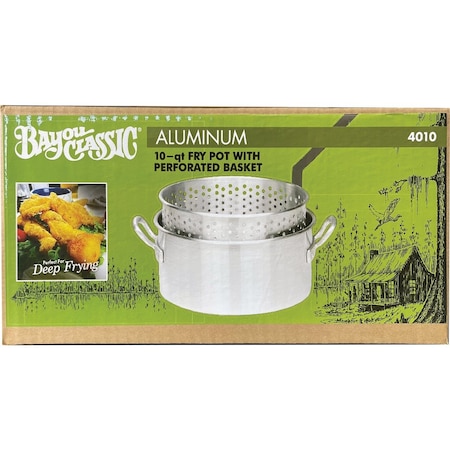 Bayou Classic 10 Qt. Aluminum Outdoor Fryer Pot 4010