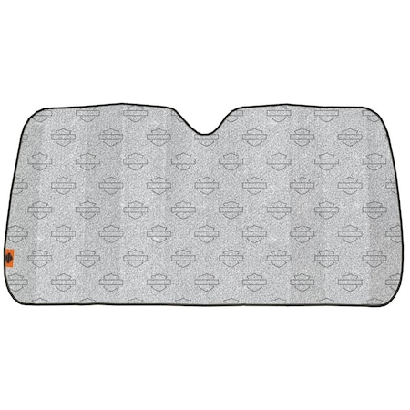 Plasticolor Removable Accordion Fold Universal For Full Windshield Harley Davidson Logo Shield Glitter 003949W01