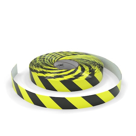 Safetytac Flexible PVC, 1 in W., 100 ft L., Peak: 17 mil / Edge: 5 mil Thickness SLH170
