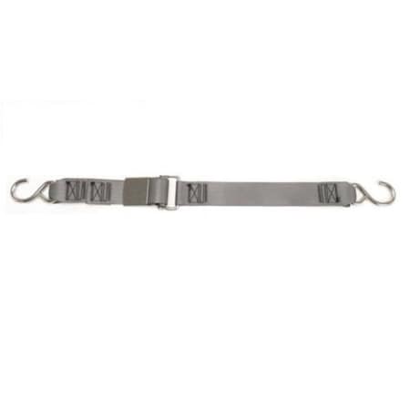 Immi F12069 2 in. x 10 ft. Stainless Steel Kwik-Lok Gunwale Tie Down Strap I9A_F12069