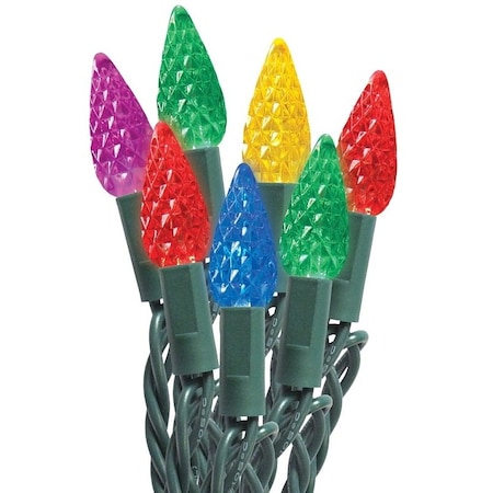 Santas Forest String Lights, LED, Multi, C6, 50 Ct 29550