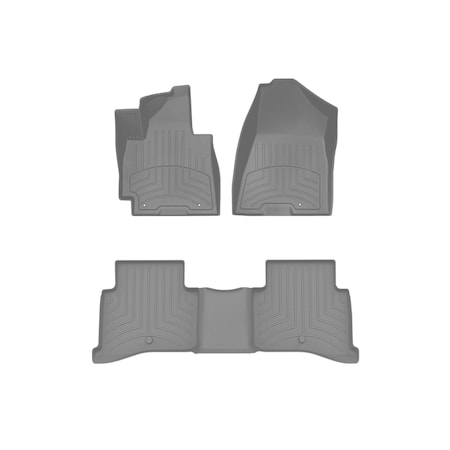 Weathertech Grey, Front and Rear FloorLiner HP 46816-1-2IM