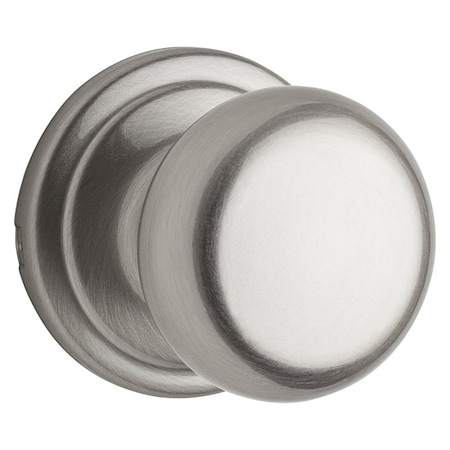 Kwikset Door Knob, Satin Nickel, 138 to 134 in Thick Door, 214 in Strike 720H156ALBX