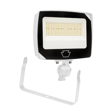 Keystone 60/50/40W LED Flood Light feat. Power Select & Color Select. Rectangular Series 4 with Built-in Pho KT-FLED60PS-R4A-UNV-8CSB-VDIM-W