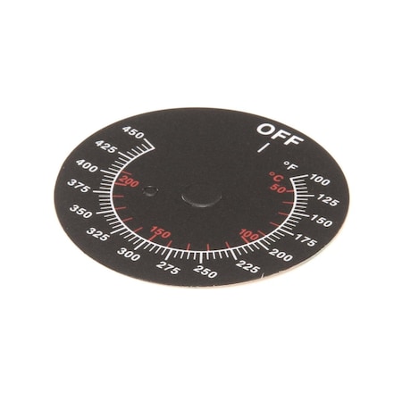 Market Forge Dial Temperature Label 1438904