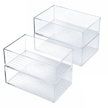 Azar Displays Medium Organizer Tray, 4PK 556733-4PK