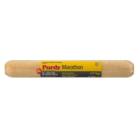 Purdy 18" x 1/2" Nap Purdy 144602183 Marathon Nylon/Poly Roller Cover, Semi-Smooth/Rough Surfaces 144602182