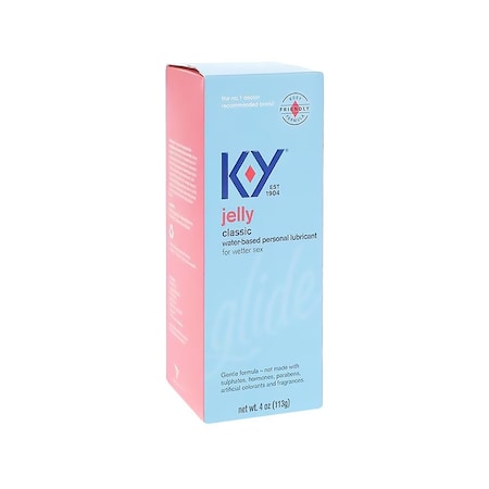 K-Y Personal Lubricant Jelly Flip Top Tube, 4oz 3930019