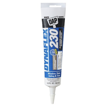Dynaflex 230 5.5 Oz Dap White PremiumWindow, Door, and Trim Sealant 18285