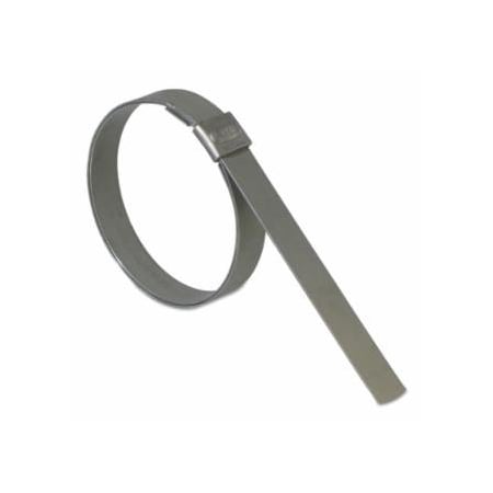 Band-It Junior Smooth ID Clamp, 13/16 in dia, 3/8 in W, Stainless Steel 201, 100PK 080-JS2019